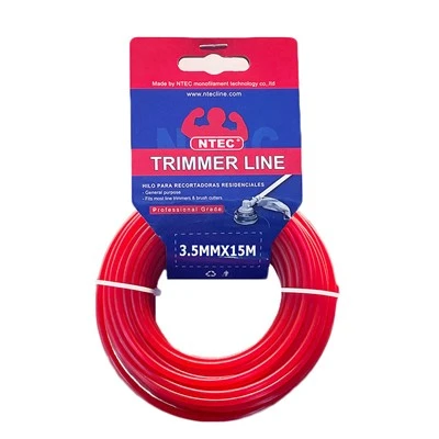 3,5 MM x 15 M Runder Trimmerfaden aus Nylon Fabrik-Grasschneidefaden
